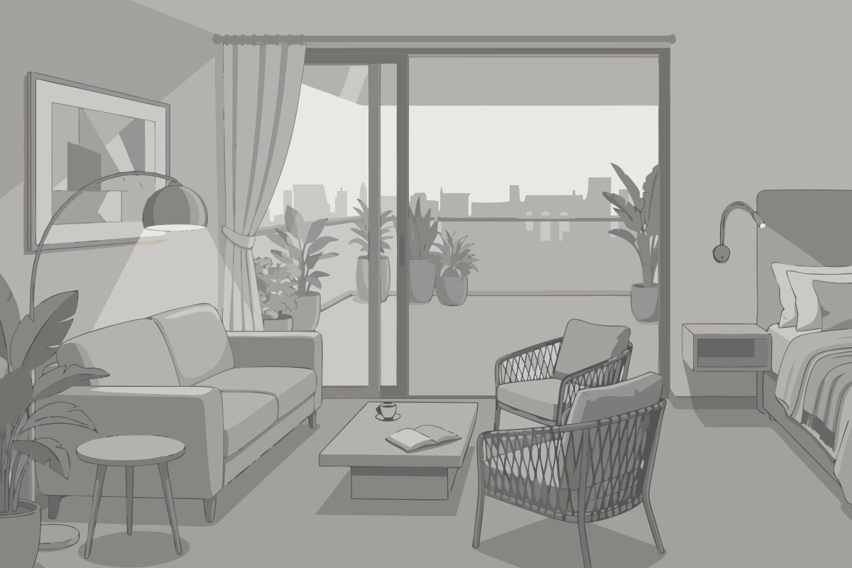 Two-Bedroom Apartment - Address: Via del Colosseo 23
